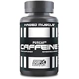 KM Natural Caffeine Pills, Organic Patented PurCaf Caffeine, 200 mg, 100 Veggie Capsules
