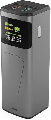 | Power Bank High Power 24.000 mAh 200 W USB-C PD Pantalla TFT