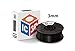 IC3D Black 3mm ABS 3D Printer Filament - 2.1lb Spool - Dimensional Accuracy +/- 0.05mm - Professional Grade 3D Printing Filament - MADE IN USA