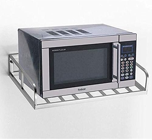 Stainless Steel Wall Mount Shelf, Microwave Oven Rack Kitchen Shelf Electric Oven Holders,Storage Racks Wall Shelf, for Home Kitchen Use