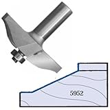 Whiteside Router Bits 5952 25-Degree Straight Raised Panel Bit with 2-1/2-Inch Large Diameter and 5/8-Inch Cutting Length