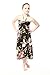 Girl Hawaiian Halter Dress in Palm Green Leaf