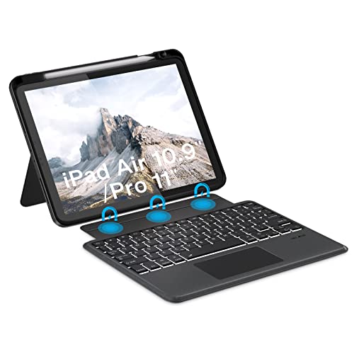 New] Keyboard Case Combo Touch for iPad Air 5th/4th Gen