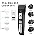 Bousnic Dog Clippers 2-Speed Cordless Pet Hair Grooming Clippers Kit - Professional Rechargeable for Small Medium Large Dogs Cats and Other Pets (Black)