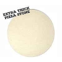 Aura Outdoor Products Extra Thick Pizza Stone - Perfect Crusts and Improved Heat Deflection