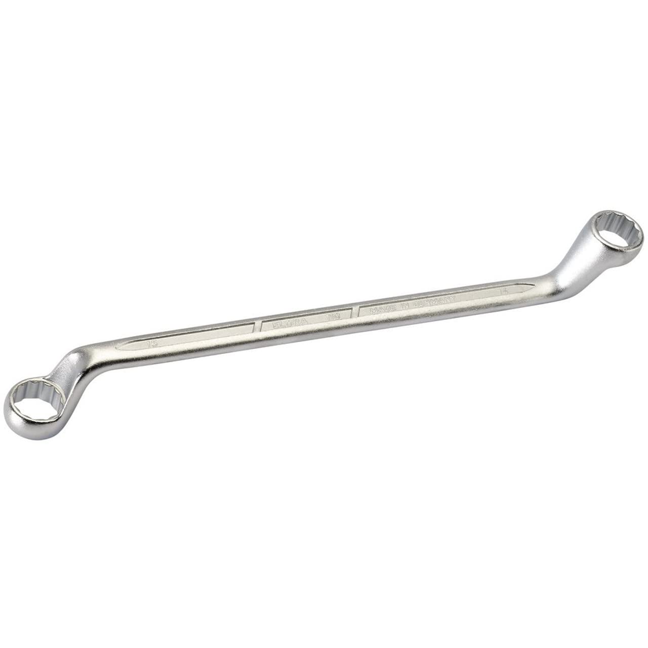 Draper 6177 Elora Deep Crank Metric Ring Spanner, 14mm x 15mm