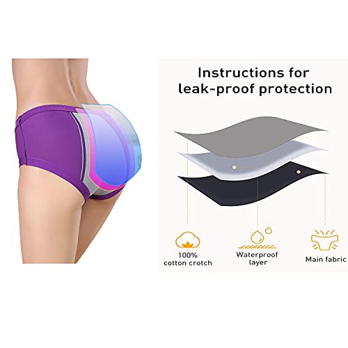 Funcy Women Menstrual Period Protective Panties Leakproof Brief