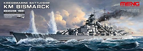 Meng PS 003Â Model Kit War Navy Battleship Bismarck KM