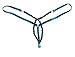 Esquki Womens Sexy G String Pearl Massage Thongs (Plus Size, Blue)