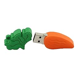 4GB Carrot Shape USB Flash Drive USB 2.0 Memory