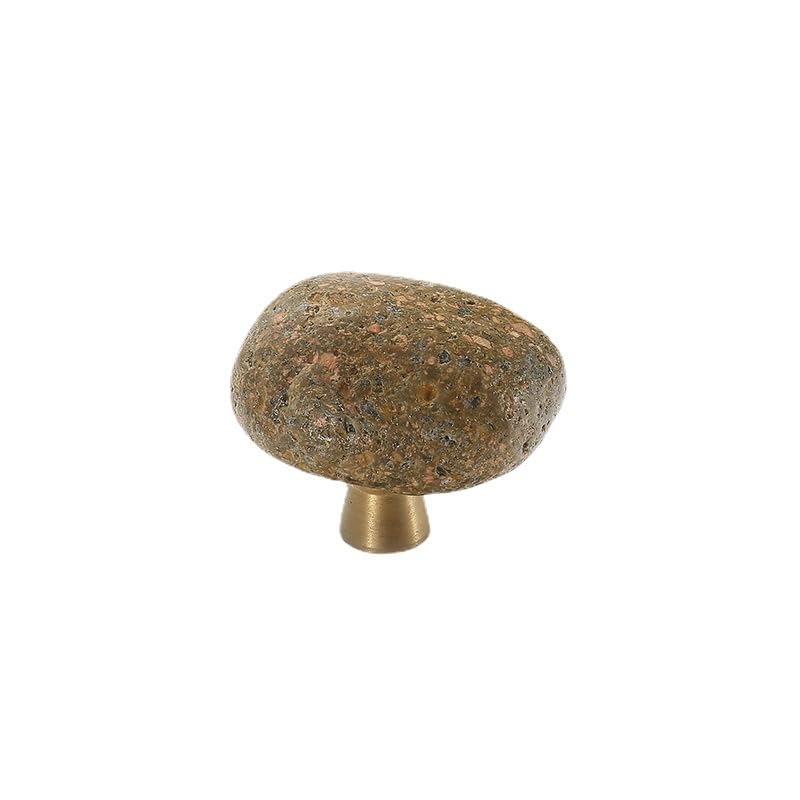 abodos 2Pack Modern Gold Aluminium Drawer Knobs, 80mm x 40mm x 14mm, Cabinet & Drawer Handles