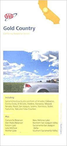 Map Of Gold Country California Regional Series Huge Foldout Aaa Amazon Com Books