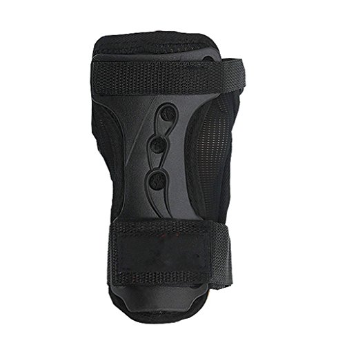 sea-junop Ski Snowboard Roller Skating Protector Gear Wrist Support Brace Guard （Black XL） - Thumbnail 7
