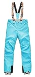 APTRO Women's/Girls Windproof Waterproof Snow Pants Removable Suspenders Insulated Ski Pants