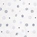 Amazon Brand – Pinzon Cotton Flannel Duvet Cover - Queen, Falling Snowflake Blue