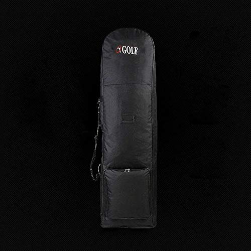 image for B-pretty Portable Padded Golf Bag Durable Travel Cover Case with Wheel
