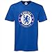 Chelsea FC Official Football Gift Mens Crest T-Shirt