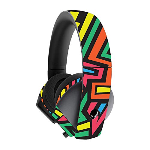 MightySkins Skin for Alienware 7.1 Gaming Headset - Hyper | Protective, Durable…