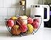 SLPR Metal Chicken Wire Basket Storage with Handle (Grey, Set of 2) | Farmhouse Decorative Storage Boxes for Shelves