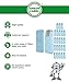 Green Label 25 Pack for Oreck Commercial Upright Vacuum Disposable Bags (compares to PK800025)