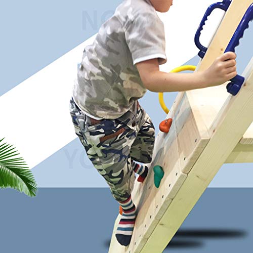 Ymeibe Kids Playground Handles Outdoor Indoor Plastic Nonslip Safety Hand Grips for Playset Climbing Frame Tree Play House 10" (Dark Green)