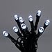 LELLEL Solar String Lights, Outdoor LED String Lights, 3rd Gen Super Bright Light String for Yard Patio Garden Tree Party Wedding Decoration, Cool White With 8 Working Modes