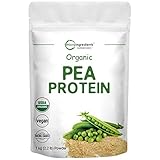 Organic Pea Protein Powder, 1KG (2.2 Pounds), Pea