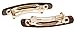 France Luxe Mini Rectangle Barrette, Mojave, Set of 2 - Classic French Design for Everyday Wear