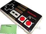 Samsung Galaxy S5 V Controller Nes Nintendo Hard Case Skin Cover + Getinthatbag Microfiber Wipe & Screen Protector