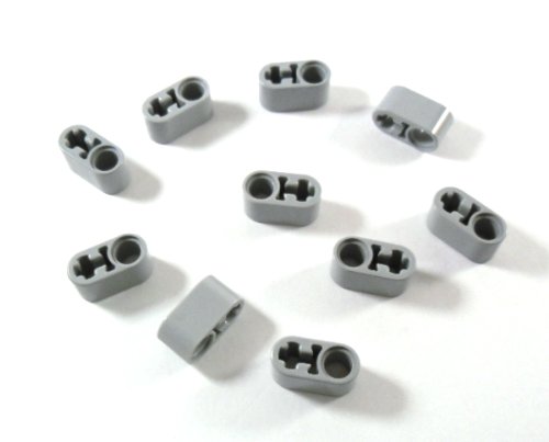 LEGO '10 Piece Technic Lift Arm 1x2 Studs with Pin and Axis Driver in New Light Grey.