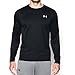 Under Armour Men's ColdGear Infrared Raid Fitted Long Sleeve Shirt, Black/Black, Large
