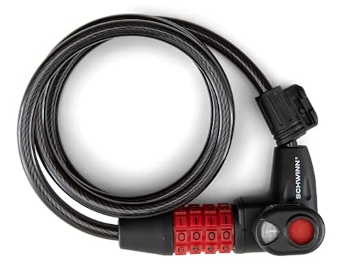 Schwinn Anti Theft Bike Lock, Security Level 2, Key Lock, Foot