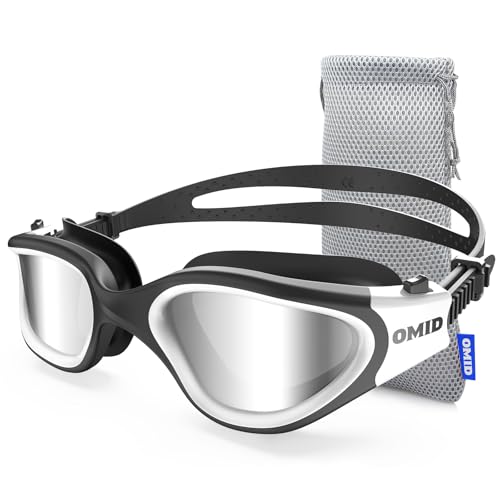 OMID Schwimmbrille, P2 Komfortable Anti-Fog Schwimmbrille für Männer Frauen Erwachsene Jugend