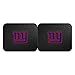 FANMATS 12316 NFL New York Giants Back Row Utility Car Mats - 2 Piece Set, 14in. x 17in., All Weather Protection, Universal Fit, Deep Resevoir Design, Molded Team Logo