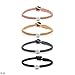 Lokai Single Wrap Bracelet, Rose Gold, 6.5