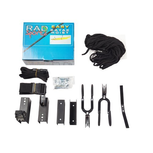 RAD Sportz Kayak Hoist Quality Garage Storage Canoe Lift with 125 lb Capacity Even Works as