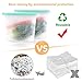 MOICO Reusable Silicone Food Storage Bags, 5 Pack Airtight Seal Food Preservation Bag, BPA Free Leakproof Freezer Bags for Vegetable, Lunch, Snack, Fruit, Sandwich, Cereal