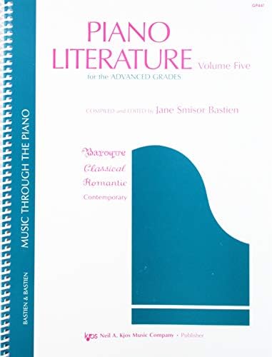 GP441 - Piano Literature Volume 5 - Bastien (Music Through The Piano)