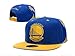 Unisex Adjustable Fashion Leisure Baseball Hat Golden State Snapback Dual Colour Cap-Blue W, 1 Only yards