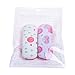 Beautyflier Pack of 2 Fruit Print Hard Shell Frame Glasses Case Eyeglasses Storage Box Reading Glasses Protector Container (Apple & Peach)