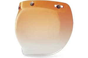 BELL 3-Snap Bubble Shield Accessories Amber Gradient