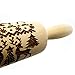 Christmas Wooden Rolling Pins,Engraved Embossing Rolling Pin with Christmas Deer Pattern for Baking Embossed Cookies,Rolling Pin Kitchen Tool 17inch (2 pack)