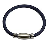 Titanium Magnetic Therapy Sport Power Balance Band Bracelet Negative Ion Silicone Rubber