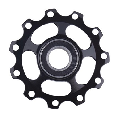 Chartsea 11Tooth MTB Ceramic Bearing Jockey Wheel Pulley Road Bicycle Bike Derailleur (Purple)