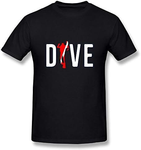 TWOOREIQ Dive Scuba Man Men's ComfortSoft Short-Sleeve T-Shirt