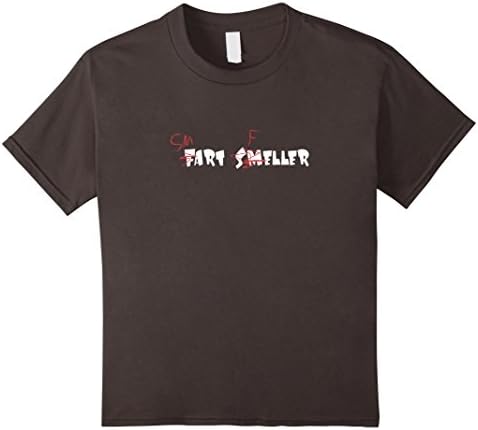 unisex-child Fart Smeller Smart Feller Funny T-Shirt 4 Asphalt