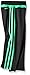 adidas Little Boys' Tiro Pant, Black/Green, 7