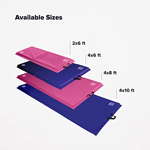 We Sell Mats 4 ft x 6 ft x 2 in Personal Fitness & Exercise Mat, Lightweight and Folds for