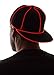 NEON NIGHTLIFE Light Up Snapback Hat Boys & Girls LED Baseball Accessory, Red