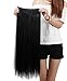 Popular Long Straight 17-30inch(43-76cm) One Piece 5 Clips Clip in Hair Extension Extensios Half Full Head Hair Piece (30